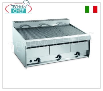 VAPOR GAS GRILL TOP-Version, 3 Module – ARRIS – SERIE 900 – Fordern Sie ein Angebot an VAPOR-GASGRILL-TOP-Version, 3 MODULE mit unabhängigen Steuerungen mit 1155 x 670 mm KOCHZONE, komplett mit Stabgrill, thermische Leistung 39,0 kW, Gewicht 137 kg, Abmessung 1195 x 900 x 440 mm