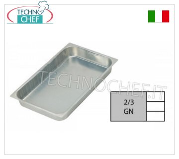 Gastronorm-Aluminiumtabletts Aluminiumpfanne G/N 2/3 H 2 cm
