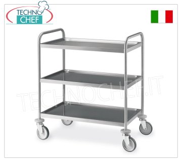 Carrelli di servizio in acciaio inox