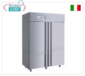 Abnehmbarer 2-türiger Kühlschrank, 1400 lt 2-türiger Kühlschrank, abnehmbar, belüftet, Temp. -2°+8°, 1400 l, Edelstahl 304
