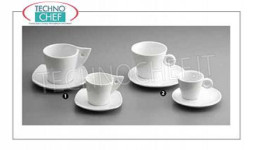 Kaffee- und Cappuccino Tassen aus Porzellan 