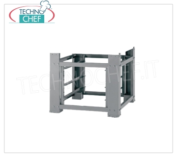 Träger aus lackiertem Stahl Gestell aus lackiertem Stahl für Öfen Mod. PFA und PFB, Gewicht 46 kg, Abmessung mm 1010 x 1160 x 860 h