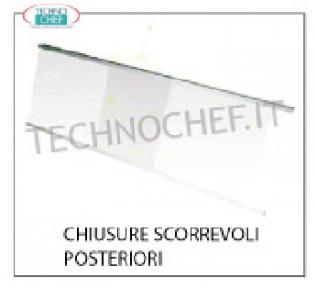 Hintere Schiebeverschlüsse aus Plexiglas Hintere Schiebeverschlüsse aus Plexiglas für Mod. SALZPFANNE 80 1520 mm lang