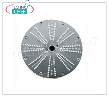 Scheibe für Roststärke <1mm Scheibe zum Reiben, Schnittstärke <1 mm, geeignet für Semmelbrösel, Parmesan, Walnüsse usw.